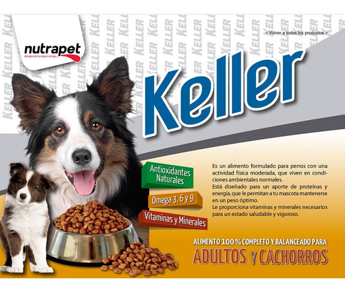 Keller Perro Cachorro 7 Kg + Obsequio!