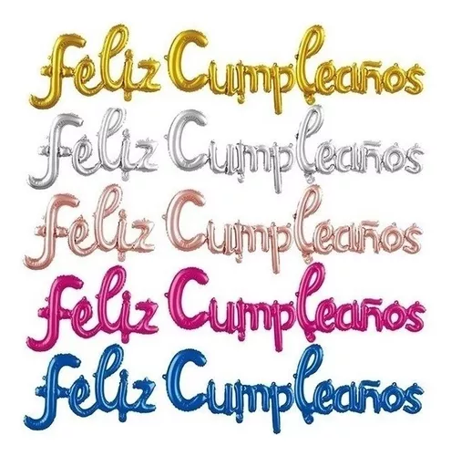 Globos Feliz Cumpleanos