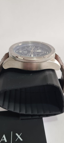 Reloj Armani Exchange Ax1505 Para Hombre Caqui Plateado Azul
