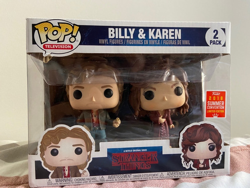 Funko Pop Billy Y Karen- Stranger Things