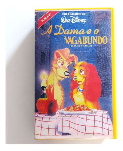 Vhs Filme A Dama E O Vagabundo - Walt Disney Clássicos 