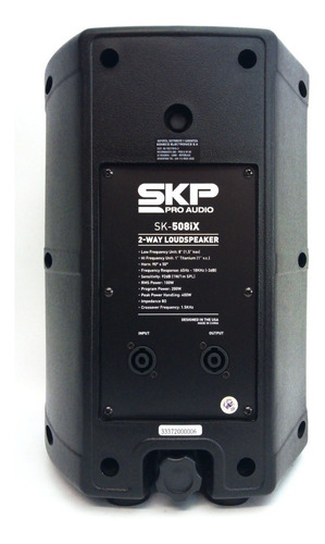 Bafle Parlante Pasivo 8 Pulgadas Skp Sk-508ix 100w Rms