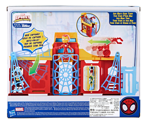 Spidey And His Amazing Friends Set Torre Stark Con Figura