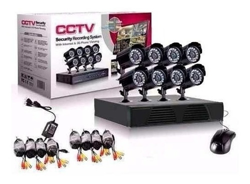 Cctv Kit De Seguridad Dvr 8 Camaras De Seguridad  Enviogrtis