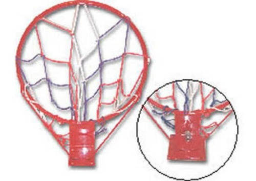 Aro Basquet Profesional Resorte 45cm Basket Fire Sport 0116