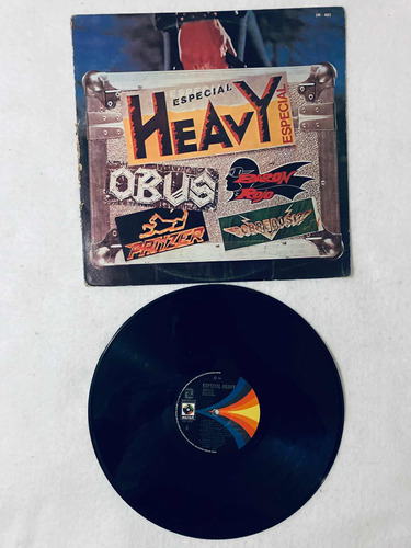 Especial Heavy Lp Vinyl Vinilo Mexico 1984 Obus Panzer Barón