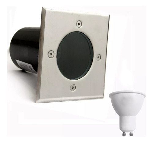 Spot Acero Inoxidable Piso Exterior C/dicro 6w-7w Led