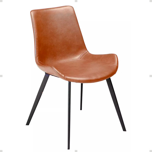 Kit Cadeira De Jantar Basic 4 Un Design Moderno Versátil Estrutura Da Cadeira Preto Assento Marrom Desenho Do Tecido Simples