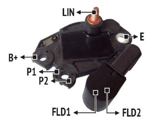 Regulador De Voltaje Tipo Valeo Peugeot Citroen 593454