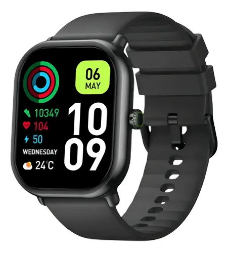 Smartwatch Zeblaze GTS 3 Pro AMOLED 1.97" Preto Saúde e Esporte