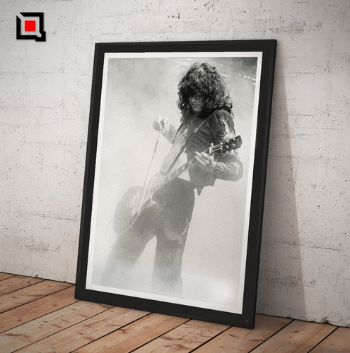 Cuadro Jimmy Page Zoso Lamina Cuadro Led Zeppelin Poster