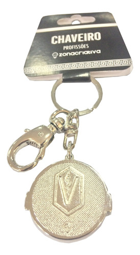 Imagem 2 de 2 de Chaveiro Em Metal Profissoes Veterinaria Zc 10070776