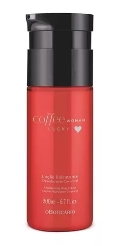 Loção Hidratante Desodorante Corporal Coffee Woman Lucky