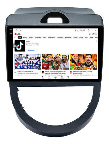 Multimidia Kia Soul 09/11 9p Android Carplay 4/64gb + Ré