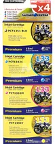 Comprar Pack 4 Cartuchos 135 Tintas Alternativas Para Epson T25 