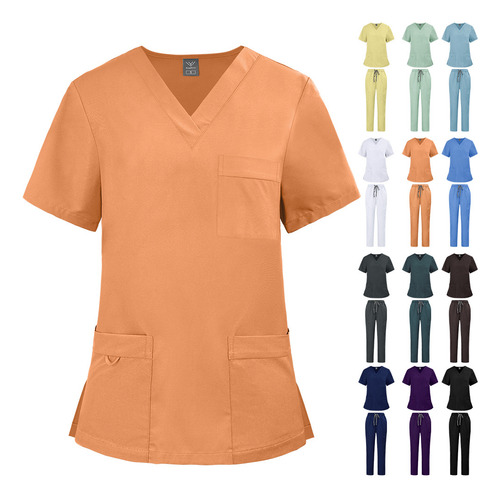 Uniforms Scrubs For Neutral Set -a Stretch Scrub Top Y Pants