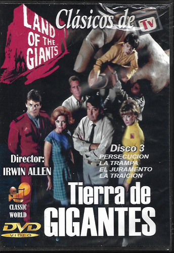 Dvd - Tierra De Gigantes - Clasico De Tv Disco3 -4 Episodios