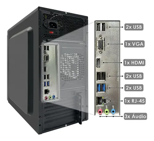 Computador Completo Intel I5 16gb Ssd 512gb 21,5 Strong Tech