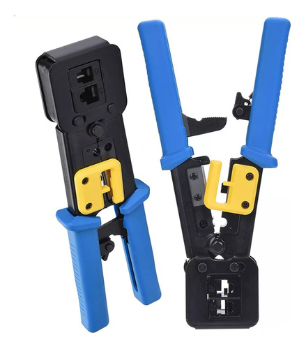 Crimpador Rj45 Rj12 Rj11 Ethernet Cabo Rede Conector Vazado