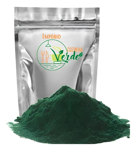 SpirulinaEmPó100%Pura100gNatural100g
