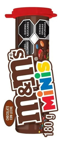 5 Pza Chocolate Con Leche M&ms Minis 30 G