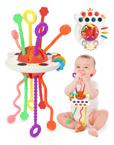 Yetonamr Juguete Montessori Sensorial Para Bebes De 6 A 12 A