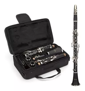 Clarinete Silvertone Baquelita Negro C/estuche Slcl001