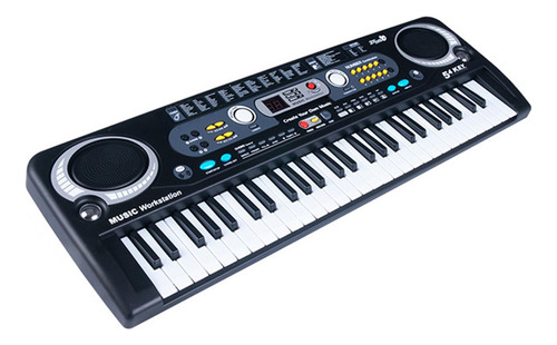 Piano De Teclado Electrónico Portátil De 54 Cable Usb
