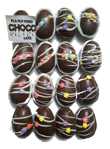 10 Huevos De Pascua N°6 Chocolate Pascuas Regalo Niños 
