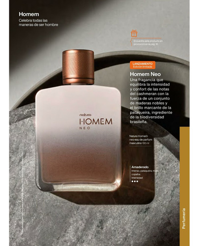 Homem Neo Eau De Parfum 100ml Natura Vegano