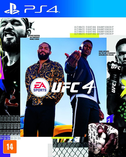 Ufc 4 Ps4 Mídia Física Lacrado Pt Br