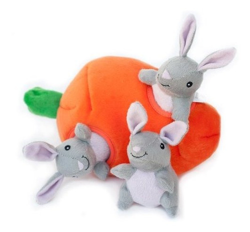 Zippypaws Farm Pals Burrow, Juguete Interactivo Para Perros