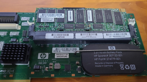 Hp Smart Array 6400 Controller U320 Scsi 128mb Pci-x Raid