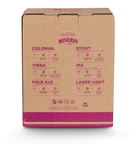 Imagen 3 de 5 de Cerveza Minerva 6 Pack Mix
