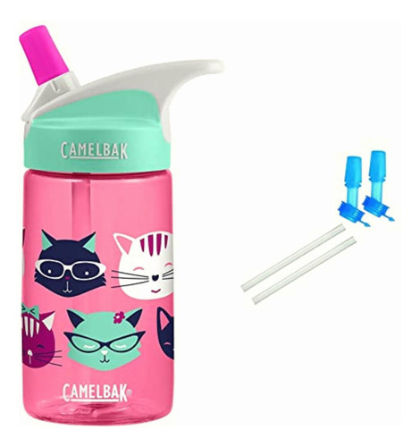 Camelbak Eddy Kids Water Bottle, Meow, 0.4 L + Eddy Kids