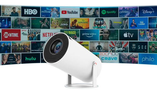 Proyector Smart Para Cine En Casa Hy300 1080hd Android 11 Color Blanco 110v