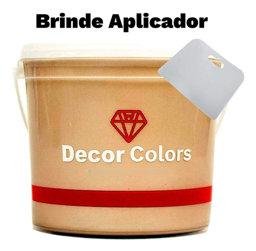 Imagem 6 de 10 de Decor Colors Tinta Cimento Queimado Perolizado 3,2 Kg Avela