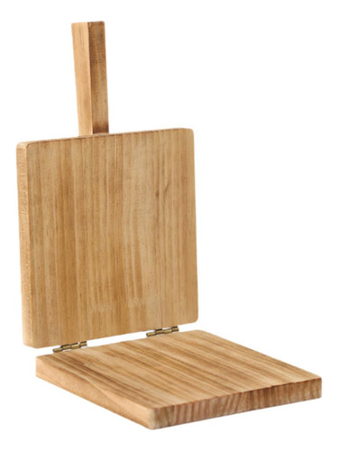 Prensa De Madera Para Hacer Bolitas De Caseras Hecha Marrón