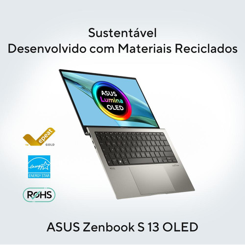 Notebook Asus Zenbook S13 Oled Core I5 1335u 8gb 512ssd W11