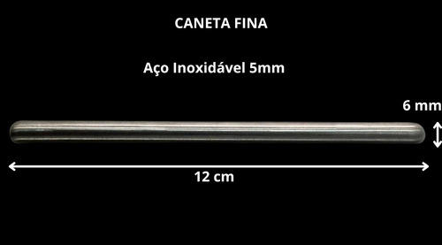 Iastm Instrumento Caneta Pontogatilho Liberação Miofascial Cor Aço Inox
