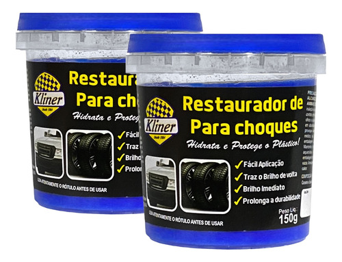 2 Restaura Para Choques Hidrata Protege Revitaliza Plásticos