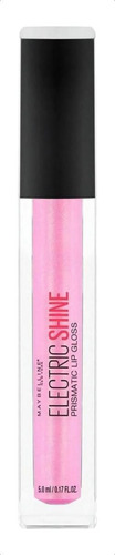 Labial Maybelline Electric Shine Prismatic Lip Gloss Color Rosa