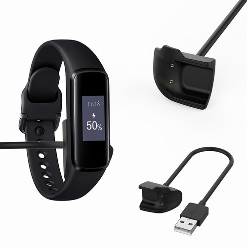 USTIYA Cargador Para Samsung Galaxy Fit 2 R220 Charging Cable Carga Color Negro