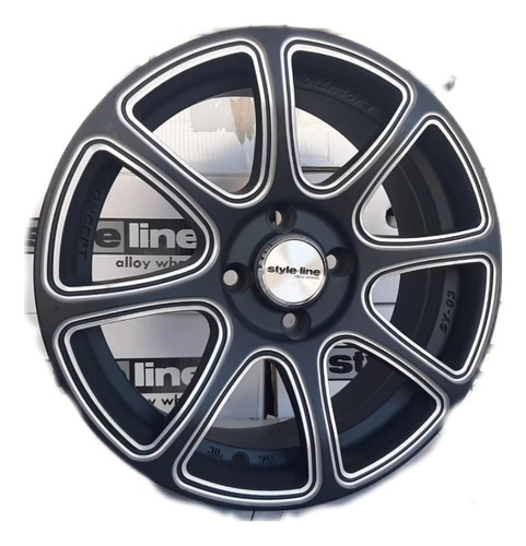 Llanta Deportiva Styleline 3206 R15 (4x100)fiat,vw,chevrolet