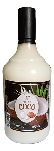 Licor Fino De Coco Alquimia 900 Ml (vidro)