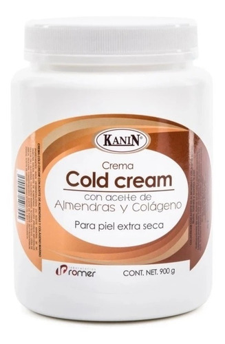 Crema Cold Cream Con Aceite De Almendras Y Colágeno Marino