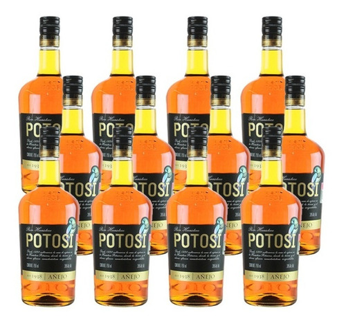 Ron Potosí Añejo 750 Ml (12 Pack)