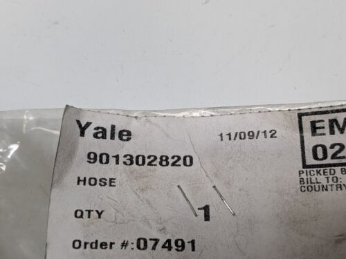 Nos Yale Forklift Radiator Coolant Hose Part# 901302820 Ccg