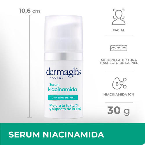 Dermaglos Serum Facial Niacinamida 30ml