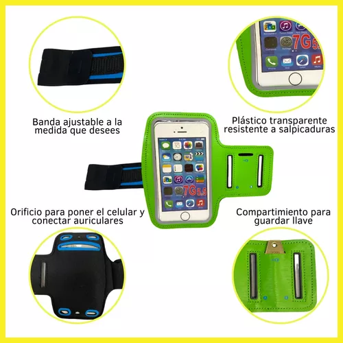 BRAZALETE CORRER PORTA CELULARES RUNNING CON BANDA REFLECTIVA - ARGENCORDOBA